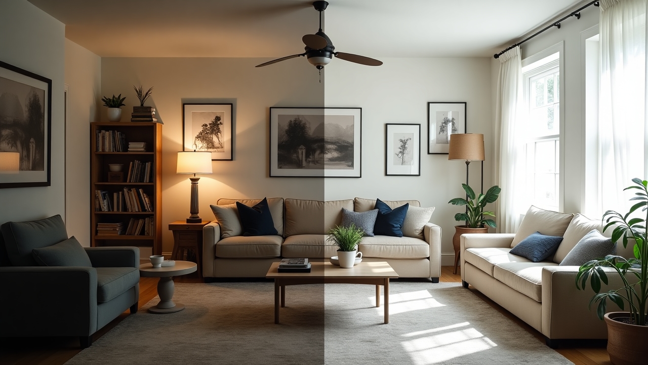 Переполненное пространство до применения минималистических принципов